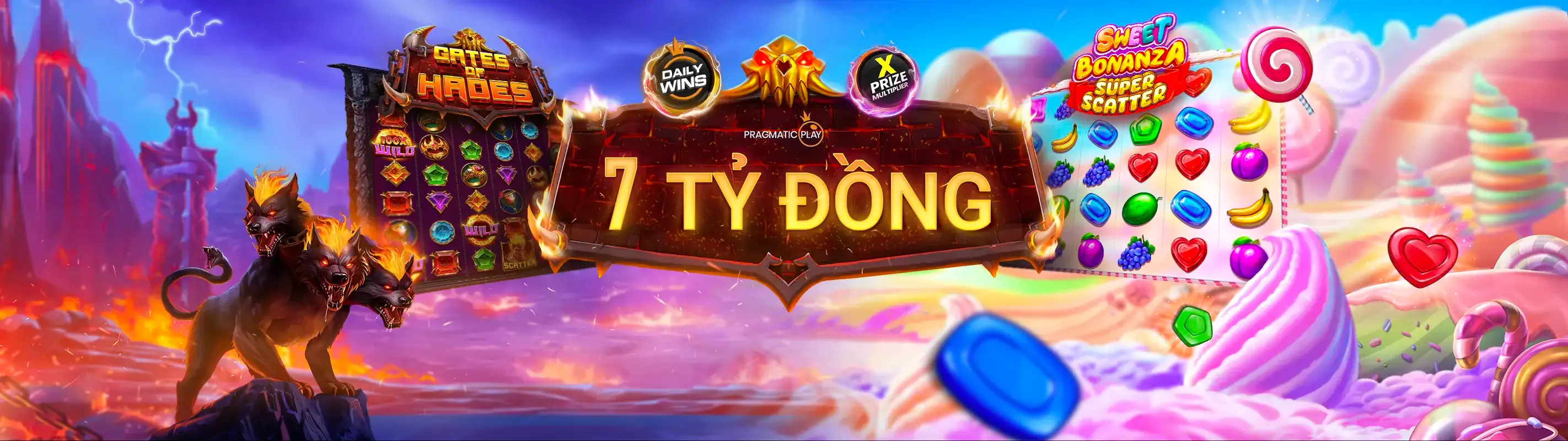 Hình ảnh nền tảng 68gb Nổ Hũ với các trò chơi slot và jackpot